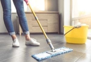 Cleaning the Floors