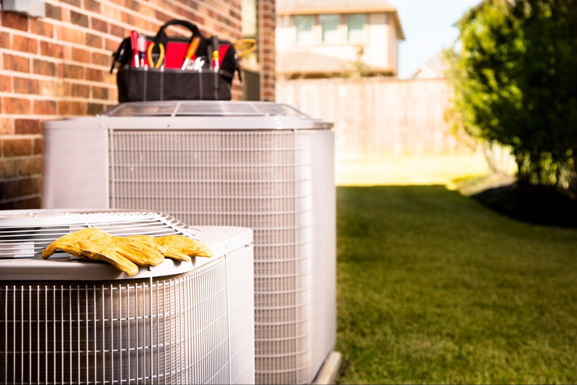 Photo of an AC freezing up