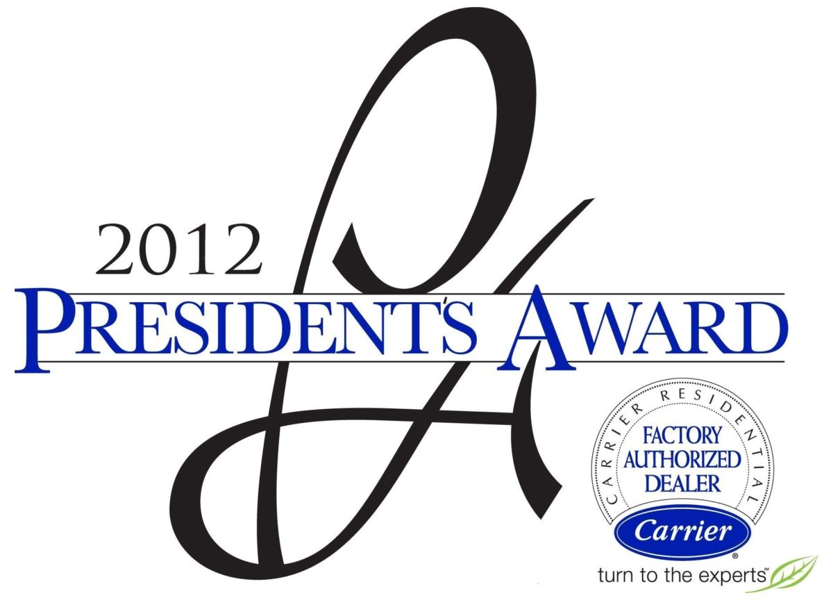 2012 Carrier President’s Award!
