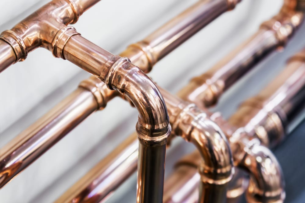 Copper Pipes Are Easy to Connect to PEX Plumbing Pipes